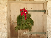 Barndoor and swag
